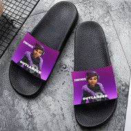 Onyourcases Trailblaster Fortnite Outlander Custom Adults Slippers Flip-flops Shoes Shoes Adults Black And White Slippers Non Slip Slippers