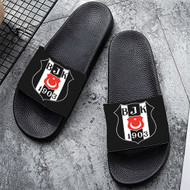 Onyourcases Be ikta JK Football Team Custom Adults Slippers Flip-flops Shoes Shoes Adults Black And White Slippers Non Slip Slippers