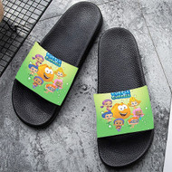 Onyourcases Bubble Guppies Custom Adults Slippers Flip-flops Shoes Shoes Adults Black And White Slippers Non Slip Slippers