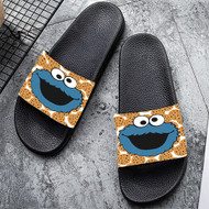 Onyourcases Cookie Monster Custom Adults Slippers Flip-flops Shoes Shoes Adults Black And White Slippers Non Slip Slippers