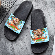 Onyourcases Donkey Kong Country Tropical Freeze Custom Adults Slippers Flip-flops Shoes Shoes Adults Black And White Slippers Non Slip Slippers