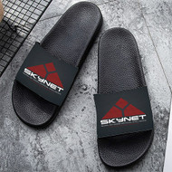 Onyourcases Skynet Custom Adults Slippers Flip-flops Shoes Shoes Adults Black And White Slippers Non Slip Slippers