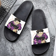 Onyourcases Travis Strikes Again No More Heroes Custom Adults Slippers Flip-flops Shoes Shoes Adults Black And White Slippers Non Slip Slippers