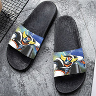 Onyourcases UFO Robot Goldrake Custom Adults Slippers Flip-flops Shoes Shoes Adults Black And White Slippers Non Slip Slippers