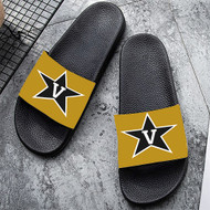 Onyourcases Vanderbilt Commodores Custom Adults Slippers Flip-flops Shoes Shoes Adults Black And White Slippers Non Slip Slippers