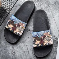 Onyourcases Active Raid Kidou Kyoushuushitsu Dai Hakkei Custom Adults Slippers Flip-flops Shoes Shoes Adults Black And White Slippers Non Slip Slippers