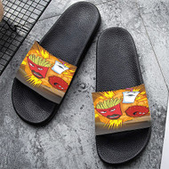 Onyourcases Aqua Teen Hunger Force Custom Adults Slippers Flip-flops Shoes Shoes Adults Black And White Slippers Non Slip Slippers