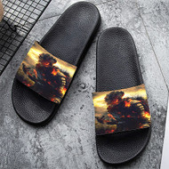 Onyourcases Dark Soul 3 Fire Custom Adults Slippers Flip-flops Shoes Shoes Adults Black And White Slippers Non Slip Slippers