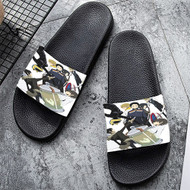 Onyourcases Durarara x2 Ketsu Custom Adults Slippers Flip-flops Shoes Shoes Adults Black And White Slippers Non Slip Slippers