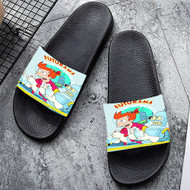 Onyourcases Futurama Volume One Custom Adults Slippers Flip-flops Shoes Shoes Adults Black And White Slippers Non Slip Slippers