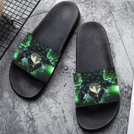 Onyourcases Ghost in the Shell Stand Alone Complex Custom Adults Slippers Flip-flops Shoes Shoes Adults Black And White Slippers Non Slip Slippers