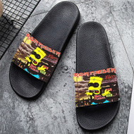 Onyourcases Iron Maiden The Simpsons Custom Adults Slippers Flip-flops Shoes Shoes Adults Black And White Slippers Non Slip Slippers