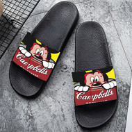 Onyourcases Mickey Campbells Custom Adults Slippers Flip-flops Shoes Shoes Adults Black And White Slippers Non Slip Slippers