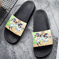 Onyourcases Nisekoi Custom Adults Slippers Flip-flops Shoes Shoes Adults Black And White Slippers Non Slip Slippers