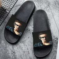 Onyourcases The 100 Commander Lexa Custom Adults Slippers Flip-flops Shoes Shoes Adults Black And White Slippers Non Slip Slippers