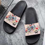 Onyourcases The Rocky and Bullwinkle Show Custom Adults Slippers Flip-flops Shoes Shoes Adults Black And White Slippers Non Slip Slippers