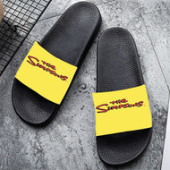 Onyourcases The Simpsons Custom Adults Slippers Flip-flops Shoes Shoes Adults Black And White Slippers Non Slip Slippers