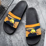 Onyourcases The Simpsons Scream Custom Adults Slippers Flip-flops Shoes Shoes Adults Black And White Slippers Non Slip Slippers