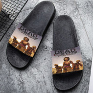 Onyourcases The Walking Dead Michonne Custom Adults Slippers Flip-flops Shoes Shoes Adults Black And White Slippers Non Slip Slippers