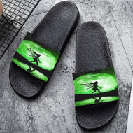 Onyourcases Tinkerbell Green Moon Custom Adults Slippers Flip-flops Shoes Shoes Adults Black And White Slippers Non Slip Slippers