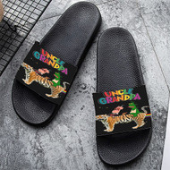 Onyourcases Uncle Grandpa Custom Adults Slippers Flip-flops Shoes Shoes Adults Black And White Slippers Non Slip Slippers