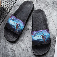 Onyourcases Valkyria Azure Revolution Custom Adults Slippers Flip-flops Shoes Shoes Adults Black And White Slippers Non Slip Slippers