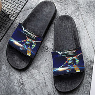 Onyourcases Voltron Legendary Defender The Rise of Voltron Custom Adults Slippers Flip-flops Shoes Shoes Adults Black And White Slippers Non Slip Slippers