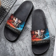 Onyourcases Warcraft Movie Custom Adults Slippers Flip-flops Shoes Shoes Adults Black And White Slippers Non Slip Slippers