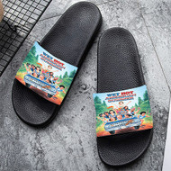 Onyourcases Wet Hot American Summer Custom Adults Slippers Flip-flops Shoes Shoes Adults Black And White Slippers Non Slip Slippers