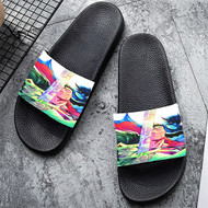 Onyourcases Wonder Woman Superman Batman DC Comics Superheroes Custom Adults Slippers Flip-flops Shoes Shoes Adults Black And White Slippers Non Slip Slippers