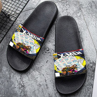 Onyourcases XMen Days of Future Past Comic Custom Adults Slippers Flip-flops Shoes Shoes Adults Black And White Slippers Non Slip Slippers