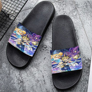 Onyourcases Yu Gi Oh Duel Monster Dark Magician Custom Adults Slippers Flip-flops Shoes Shoes Adults Black And White Slippers Non Slip Slippers