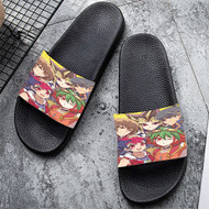 Onyourcases Yu Gi Oh Generation Custom Adults Slippers Flip-flops Shoes Shoes Adults Black And White Slippers Non Slip Slippers