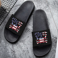 Onyourcases bullet club Custom Adults Slippers Flip-flops Shoes Shoes Adults Black And White Slippers Non Slip Slippers