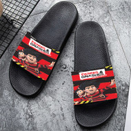 Onyourcases Dennis Gnasher Unleashed Custom Adults Slippers Flip-flops Shoes Shoes Adults Black And White Slippers Non Slip Slippers