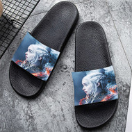 Onyourcases game of thrones Custom Adults Slippers Flip-flops Shoes Shoes Adults Black And White Slippers Non Slip Slippers