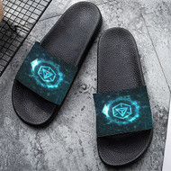 Onyourcases Ingress Custom Adults Slippers Flip-flops Shoes Shoes Adults Black And White Slippers Non Slip Slippers