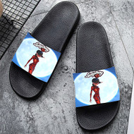 Onyourcases Miraculous Tales of Ladybug Cat Noir Custom Adults Slippers Flip-flops Shoes Shoes Adults Black And White Slippers Non Slip Slippers