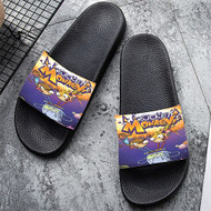 Onyourcases Rocket Monkeys Custom Adults Slippers Flip-flops Shoes Shoes Adults Black And White Slippers Non Slip Slippers