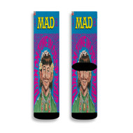 Onyourcases Alfred E Neuman Turn On Tune In Drop Dead Custom Socks Sublimation Awesome Printed Brand New Sports Elite Socks Polyester Bottoms Gymnastic Running Yoga School Basketball Skatebording Spandex