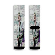 Onyourcases John Mayer Lyrics Custom Socks Sublimation Awesome Printed Brand New Sports Elite Socks Polyester Bottoms Gymnastic Running Yoga School Basketball Skatebording Spandex