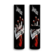 Onyourcases Judas Priest British Steel Custom Socks Sublimation Awesome Printed Brand New Sports Elite Socks Polyester Bottoms Gymnastic Running Yoga School Basketball Skatebording Spandex