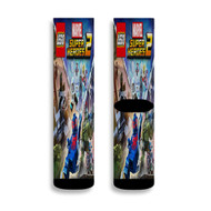 Onyourcases LEGO Marvel Super Heroes 2 Custom Socks Sublimation Awesome Printed Brand New Sports Elite Socks Polyester Bottoms Gymnastic Running Yoga School Basketball Skatebording Spandex