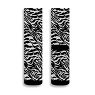 Onyourcases Zebra Skin Custom Socks Sublimation Awesome Printed Brand New Sports Elite Socks Polyester Bottoms Gymnastic Running Yoga School Basketball Skatebording Spandex