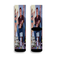 Onyourcases Jimmy De Santa Grand Theft Auto V Custom Socks Sublimation Awesome Printed Sports Brand New Elite Socks Polyester Bottoms Gymnastic Running Yoga School Basketball Skatebording Spandex