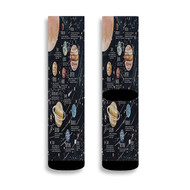 Onyourcases The Solar System Custom Socks Sublimation Awesome Printed Sports Brand New Elite Socks Polyester Bottoms Gymnastic Running Yoga School Basketball Skatebording Spandex