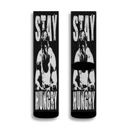 Onyourcases Arnold Schwarzenegger Stay Hungry Custom Socks Sublimation Awesome Printed Sports Elite Brand New Socks Polyester Bottoms Gymnastic Running Yoga School Basketball Skatebording Spandex