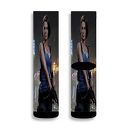 Onyourcases Jill Valentine Resident Evil Custom Socks Sublimation Awesome Printed Sports Elite Brand New Socks Polyester Bottoms Gymnastic Running Yoga School Basketball Skatebording Spandex