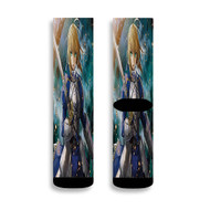 Onyourcases Saber Fate Stay Night Custom Socks Sublimation Awesome Printed Sports Elite Brand New Socks Polyester Bottoms Gymnastic Running Yoga School Basketball Skatebording Spandex