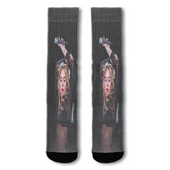 Onyourcases Lady Gaga Custom Socks Sublimation Awesome Printed Sports Elite Socks Top Polyester Brand New Bottoms Gymnastic Running Yoga School Basketball Skatebording Spandex